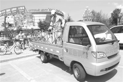 黑河市民自發(fā)愛(ài)護自行車(chē)